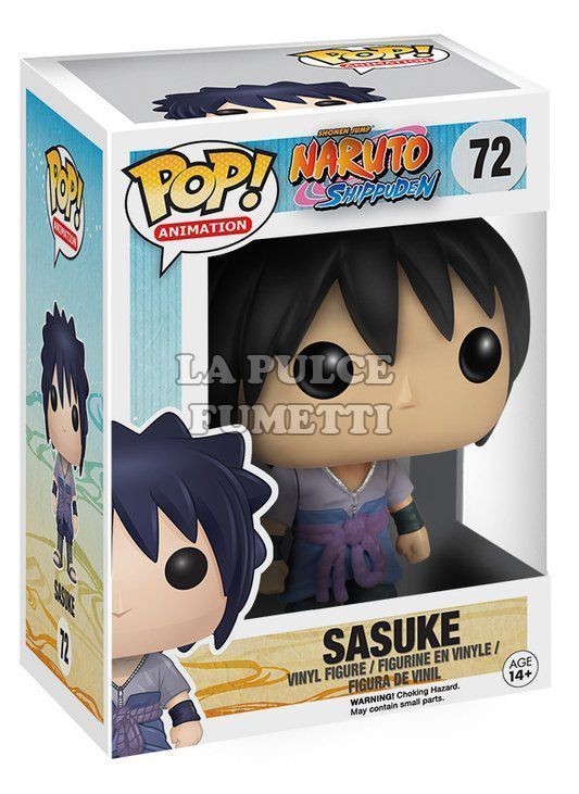 NARUTO: SASUKE - VINYL FIGURE #   72 - POP FUNKO 